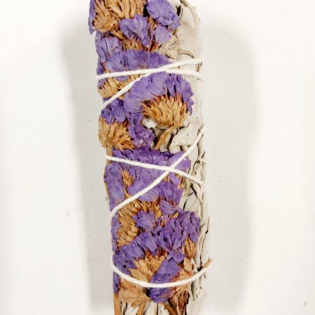 Sauge Blanche et Statice Sinuata - Violette