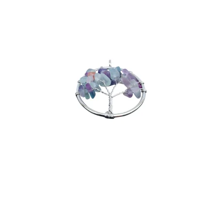 Arbre De Vie Fluorite arc au ciel