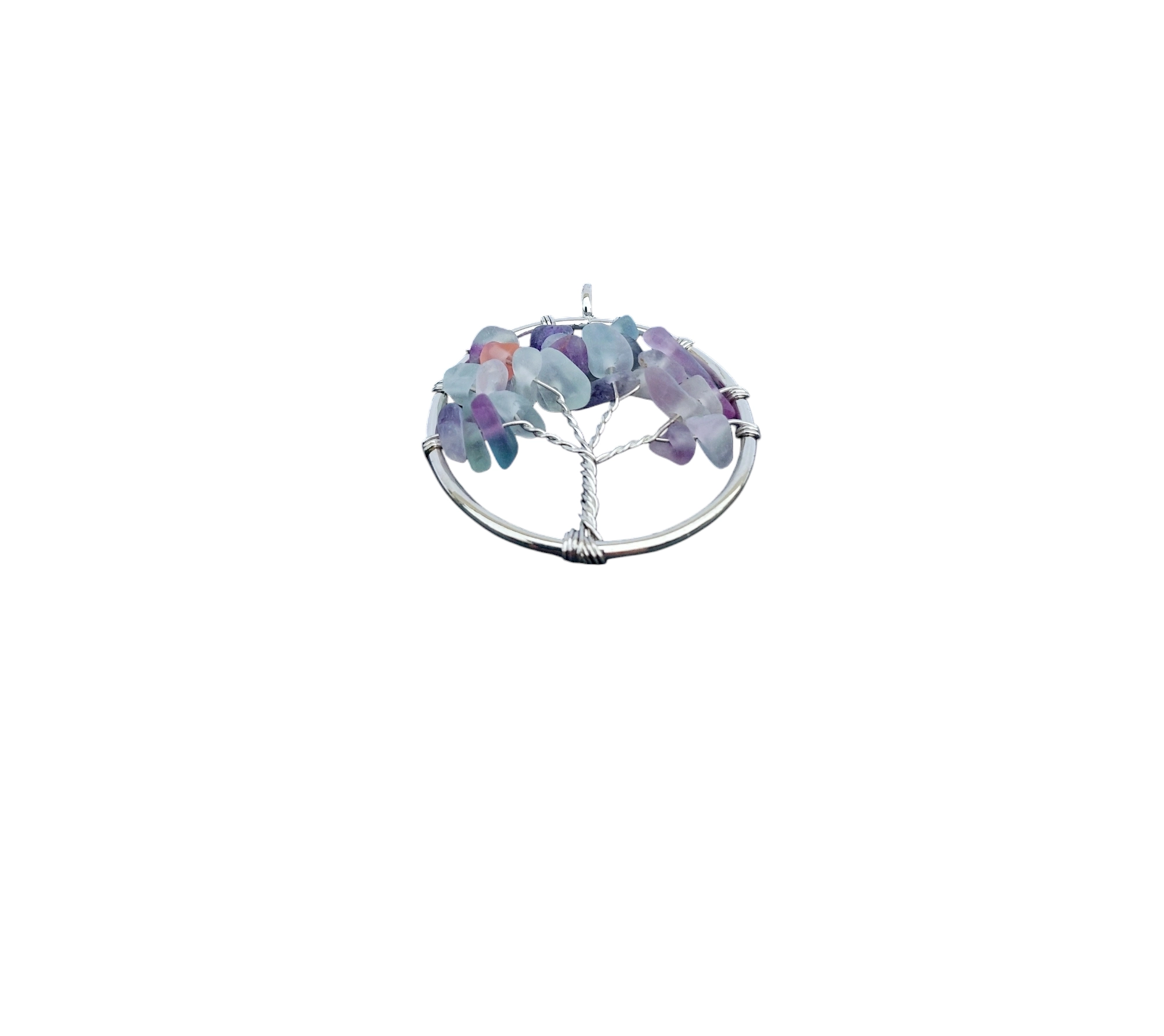 Arbre De Vie Fluorite arc au ciel