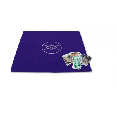 Nappe tarot bleu